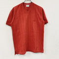～00s　Calvin Klein　カルバンクライン　VネックTシャツ　ヴィンテージ　刺繍ロゴ　レッド　Sサイズ　古着
