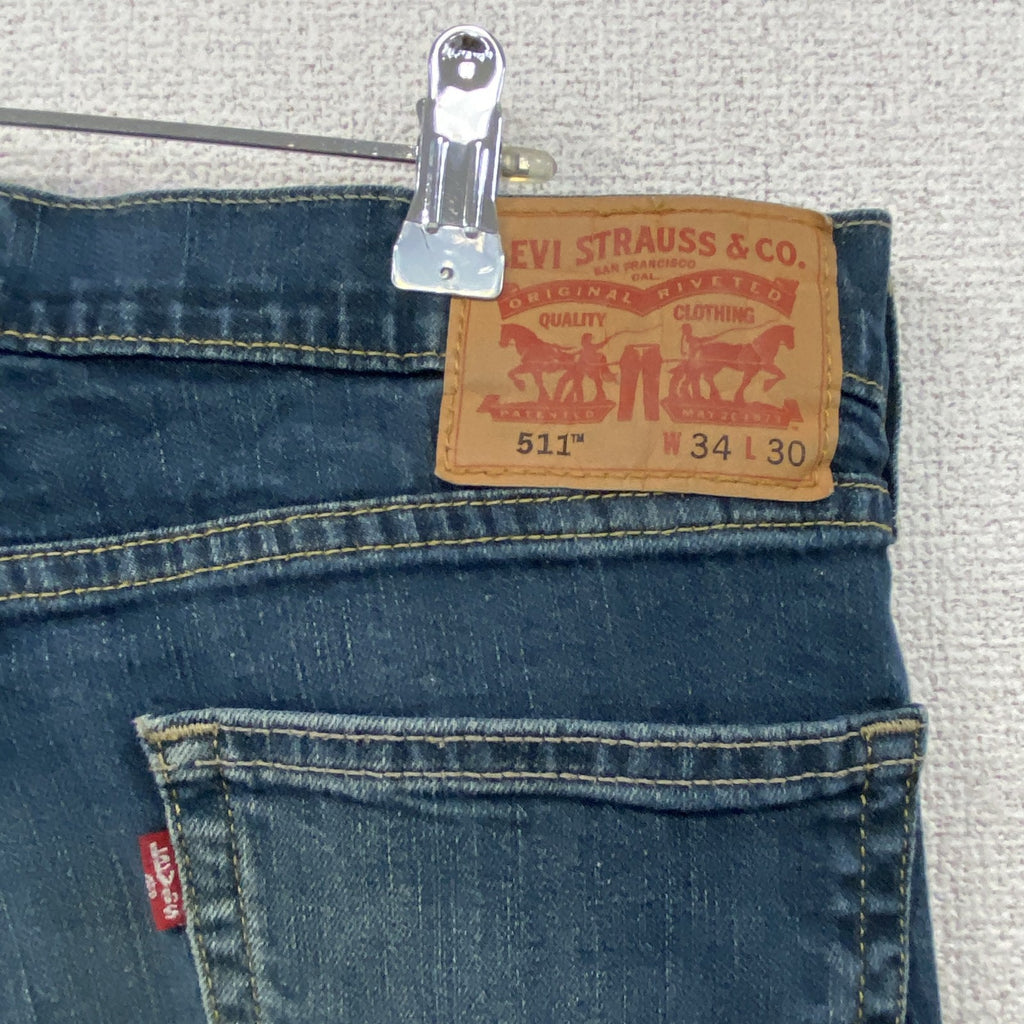 Levi’s　リーバイス　511　デニムパンツ/ジーンズ　ジップフライ　インディゴ　W34サイズ　古着