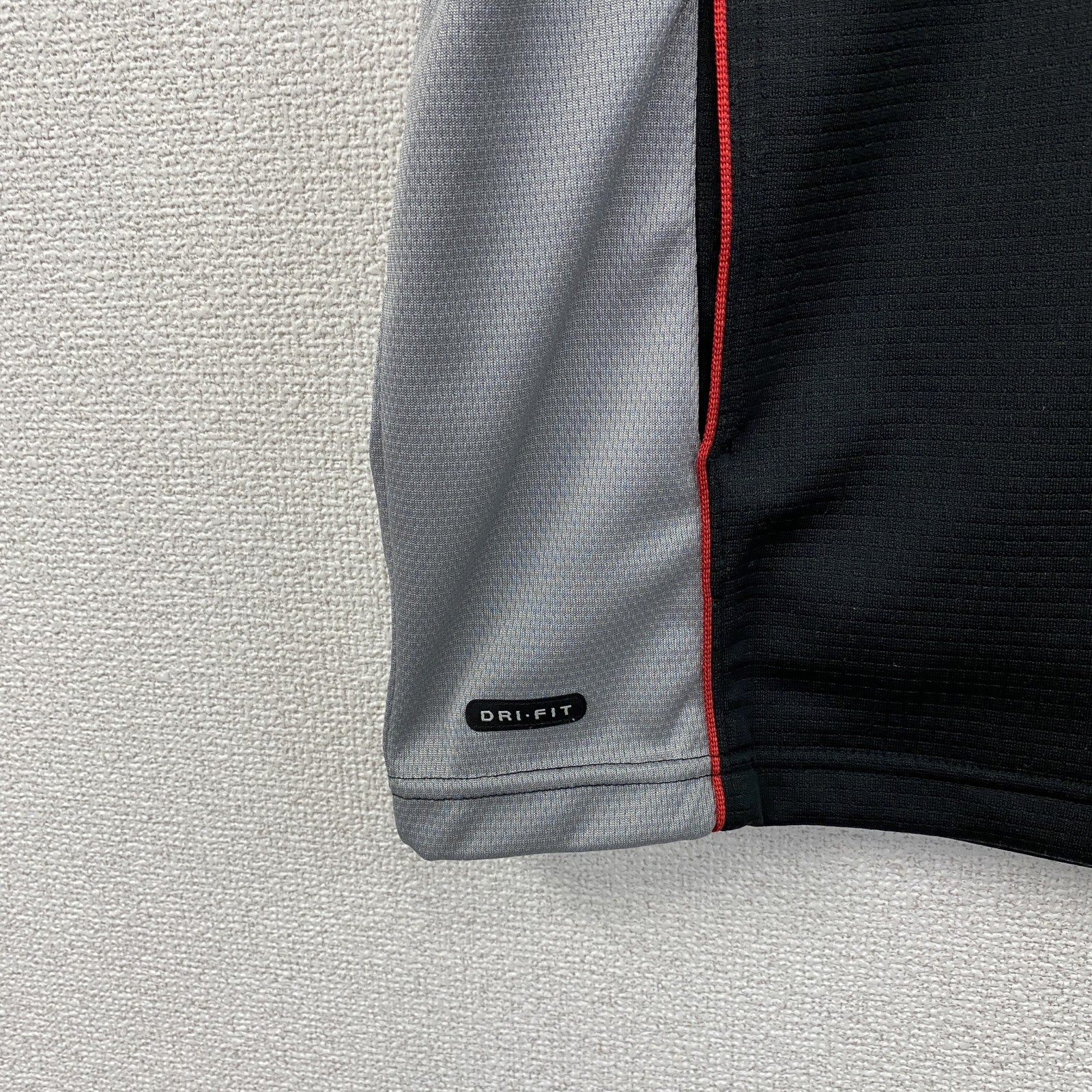 00s　NIKE　ナイキ　DRI-FIT　フルジップベスト　スウッシュ　ヴィンテージ　黒　ブラック　Lサイズ　古着