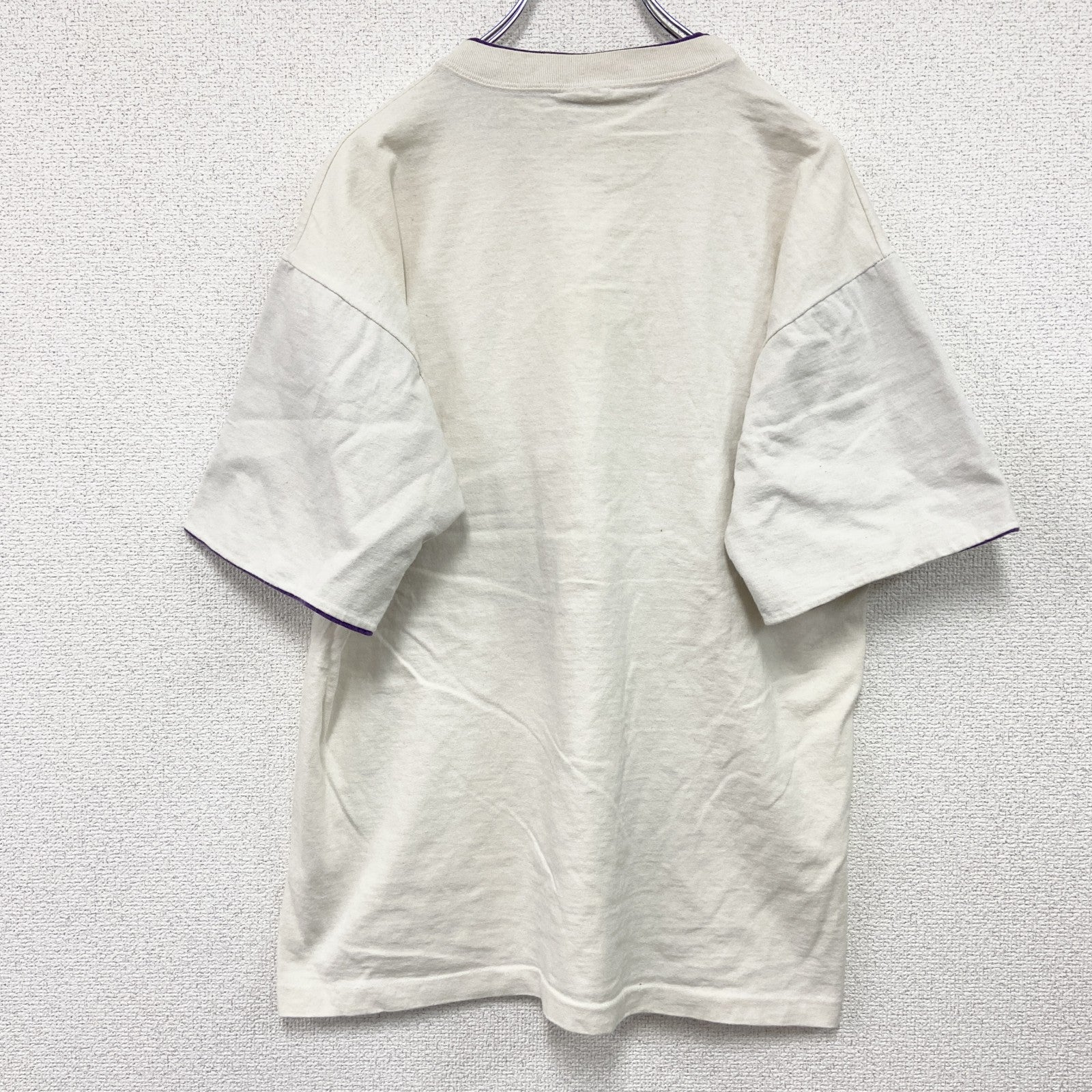 90s～　SEASONS　半袖プリントTシャツ　ORCAS　ヴィンテージ　白　ホワイト　Lサイズ　古着