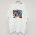 半袖プリントTシャツ　人物T　誰やねん　シングルステッチ　白　ホワイト　古着