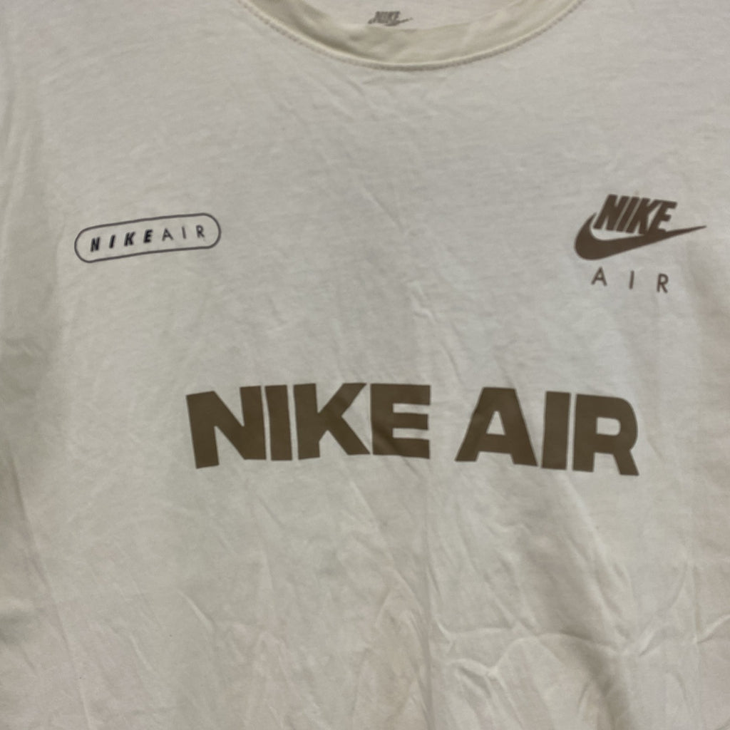 NIKE　ナイキ　半袖プリントTシャツ　アイボリー　XLサイズ　古着