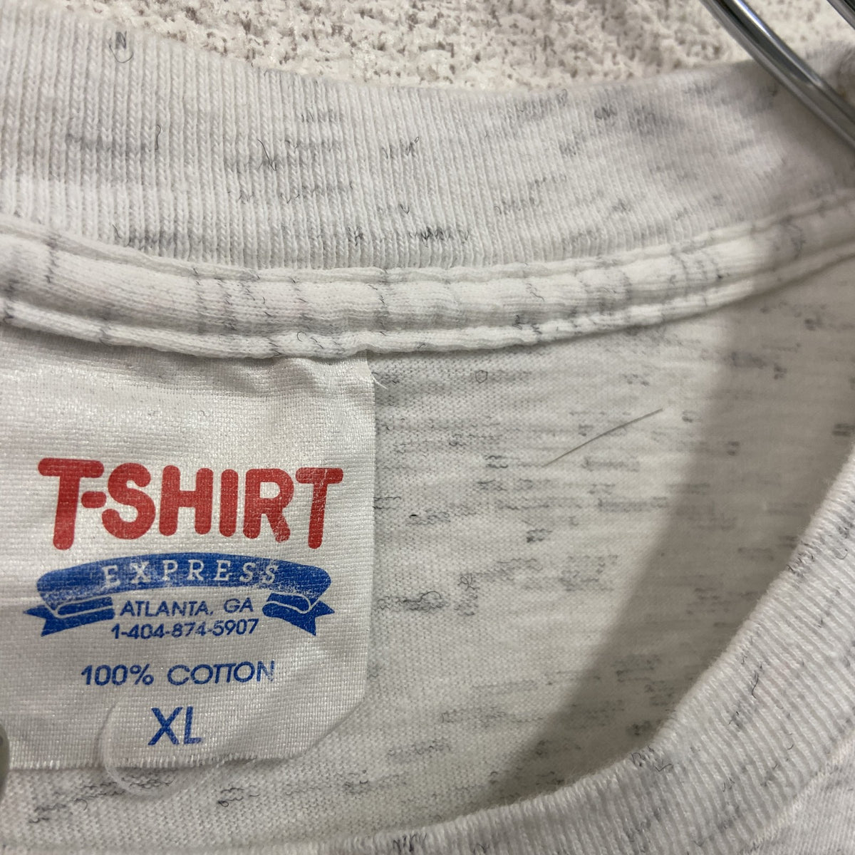T-SHIRT　半袖企業ラベルプリントTシャツ　ペプシコーラ　シングルステッチ　霜降りグレー　XLサイズ　古着