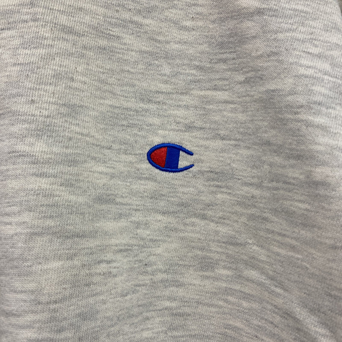～90s　Champion　チャンピオン　スウェット/トレーナー　ヴィンテージ　灰色　霜降りグレー　Mサイズ スウェットトップス メンズ ポリエステル 古着