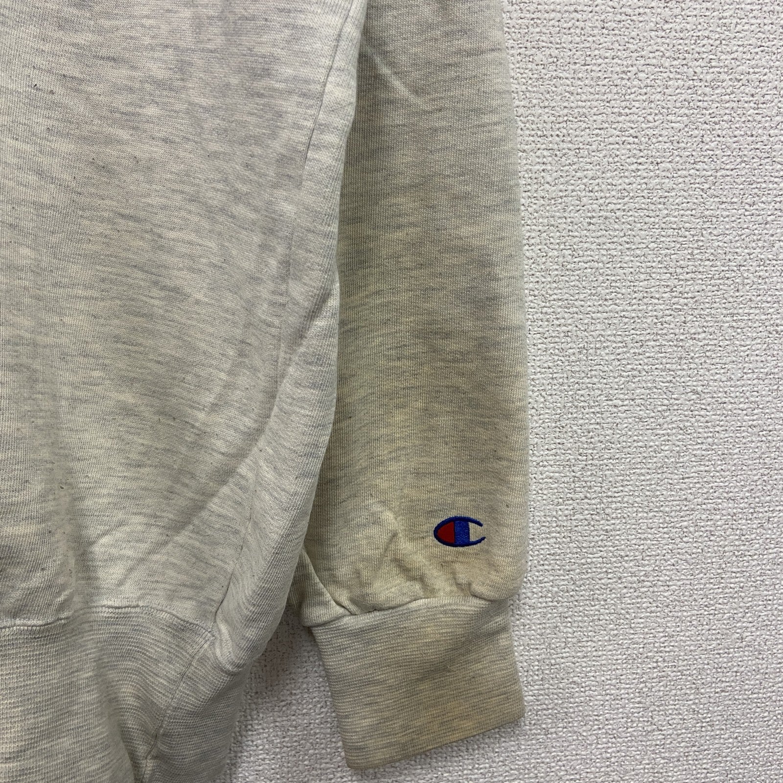 ～90s　Champion　チャンピオン　スウェット/トレーナー　ヴィンテージ　灰色　霜降りグレー　Mサイズ　古着