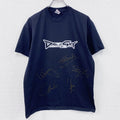 FRUIT OF THE LOOM　DARKSKY　半袖Tシャツ　バンドT　ツアーT　サイン入り　ブラック　Lサイズ　古着