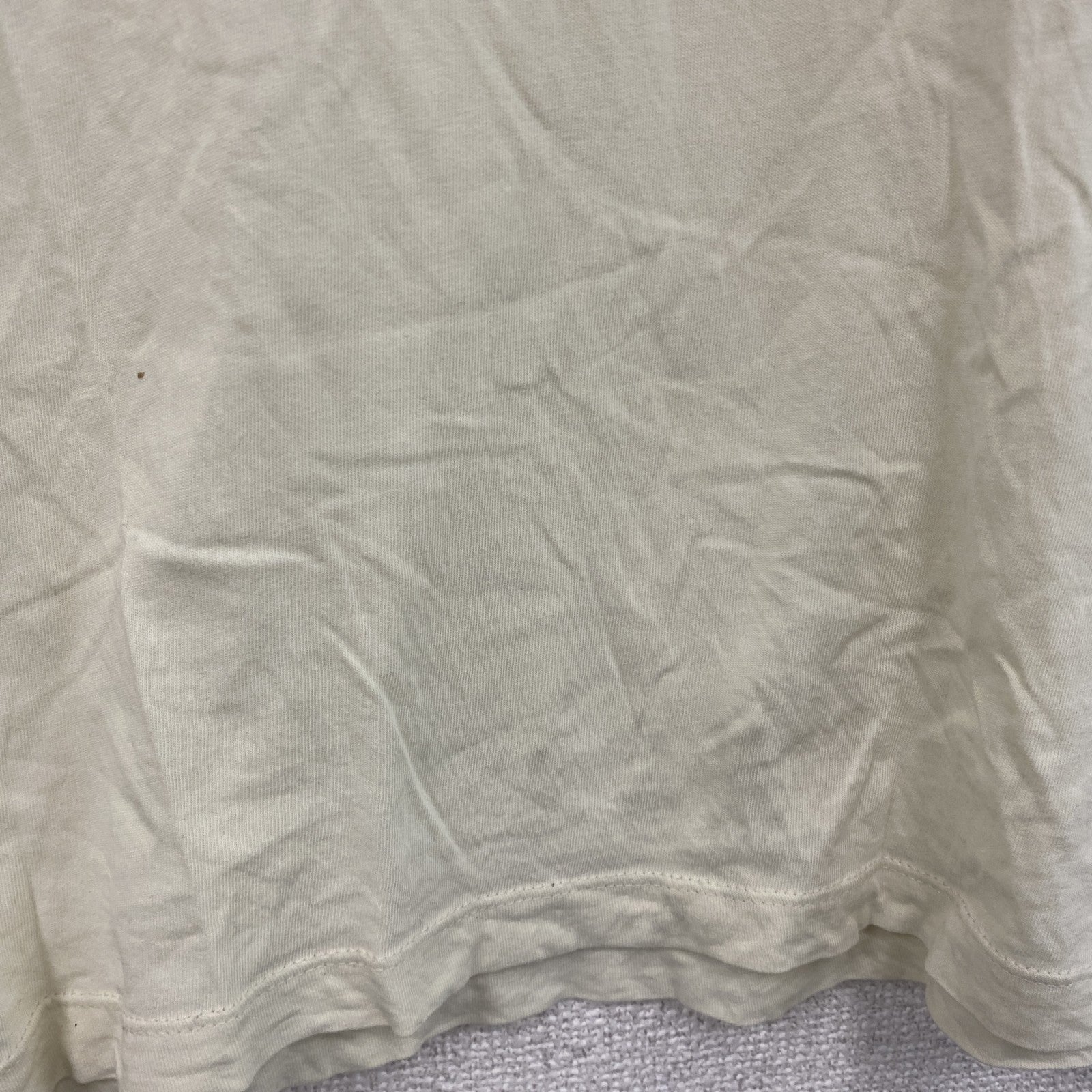 NIKE　ナイキ　半袖プリントTシャツ　アイボリー　XLサイズ　古着