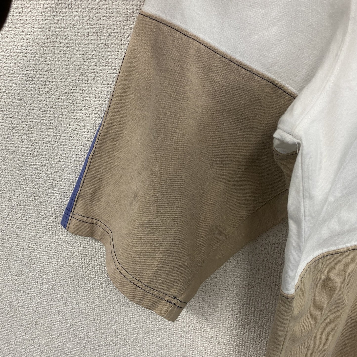 90s　POLO SPORT　ポロスポーツ　ラルフローレン　長袖Tシャツ/ロンT　白　ホワイト　ベージュ　Lサイズ