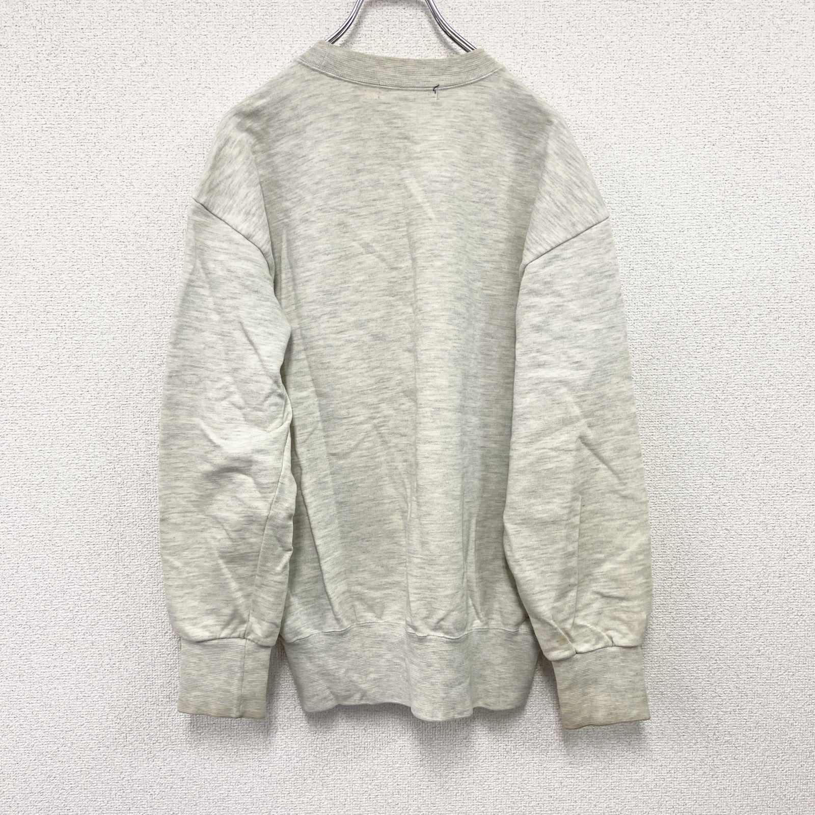 ～90s　Champion　チャンピオン　スウェット/トレーナー　ヴィンテージ　灰色　霜降りグレー　Mサイズ　古着