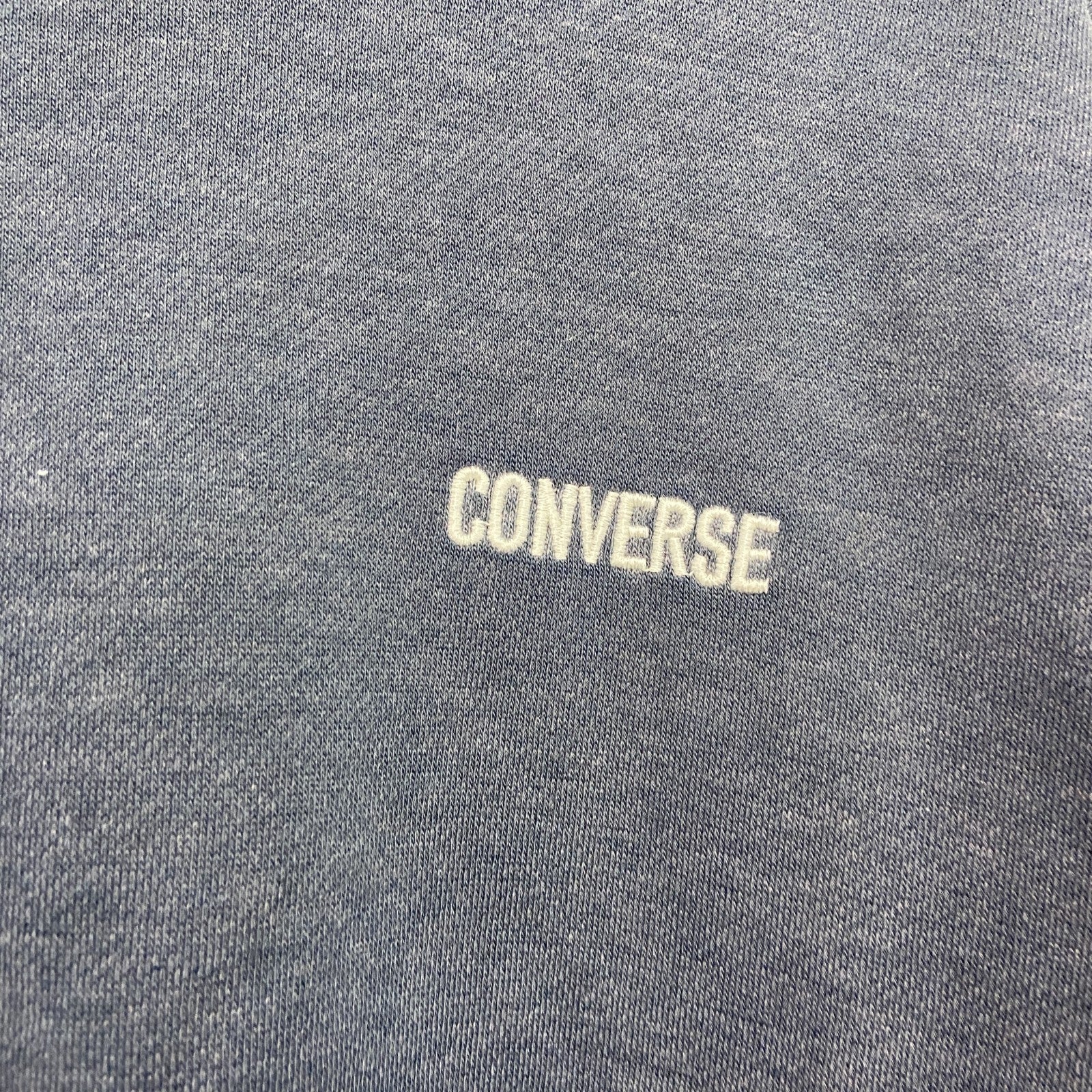 ～00s　CONVERSE ALL STAR　コンバース　スウェット/トレーナー　フェード　紺　ネイビー　Lサイズ　古着