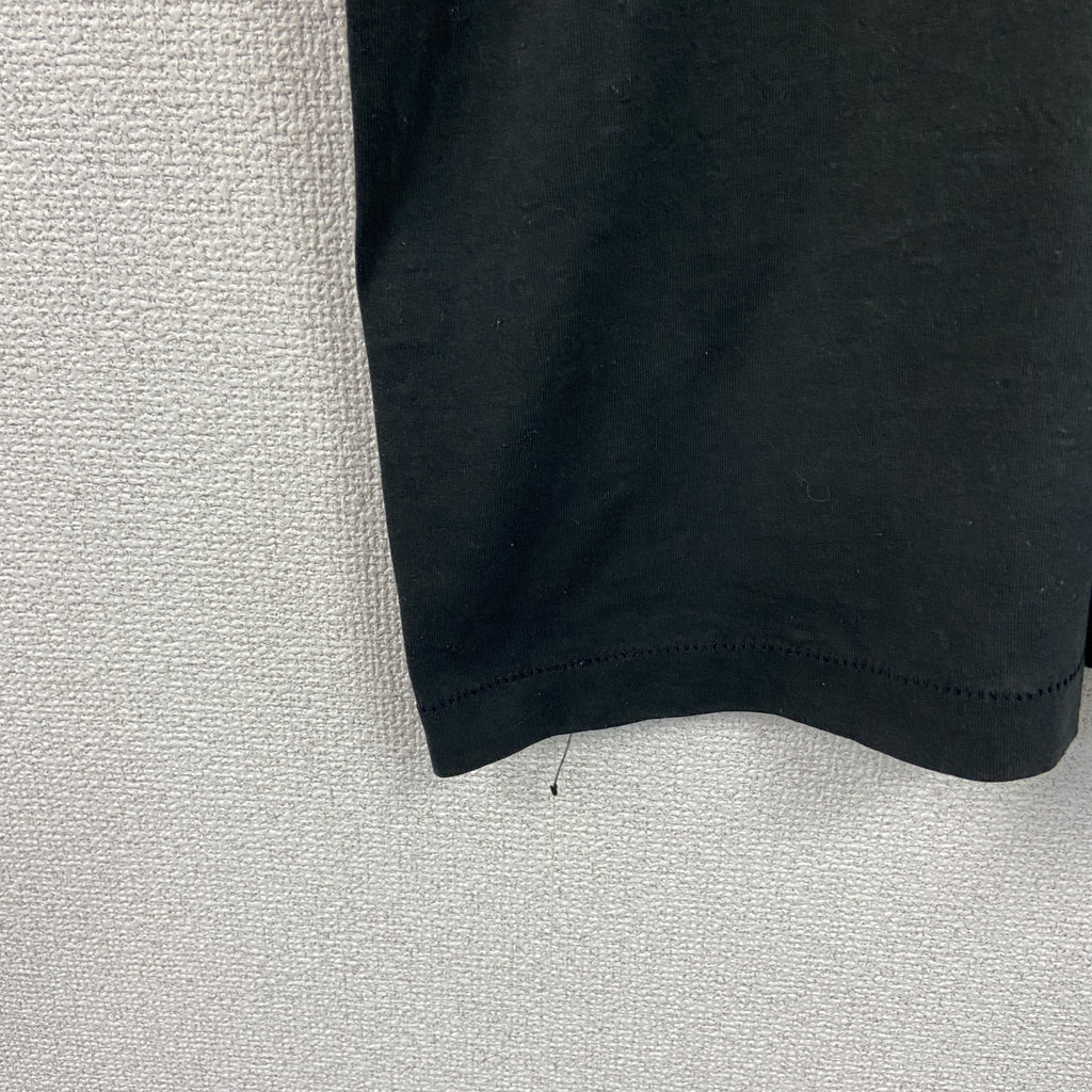 半袖プリントTシャツ　シングルステッチ　黒　ブラック カットソー メンズ 古着