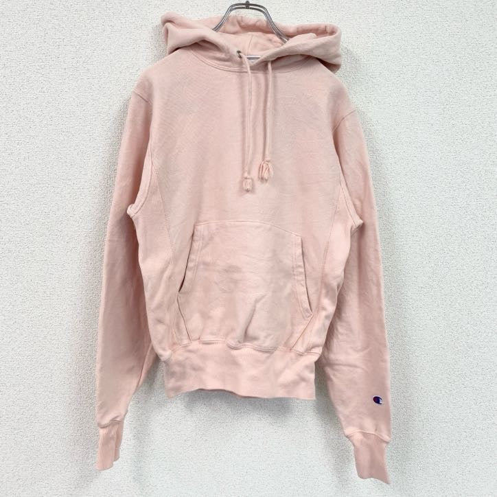 champion　チャンピオン　リバースウィーブ　スウェットパーカー/フーディ　ピンク　XSサイズ　古着