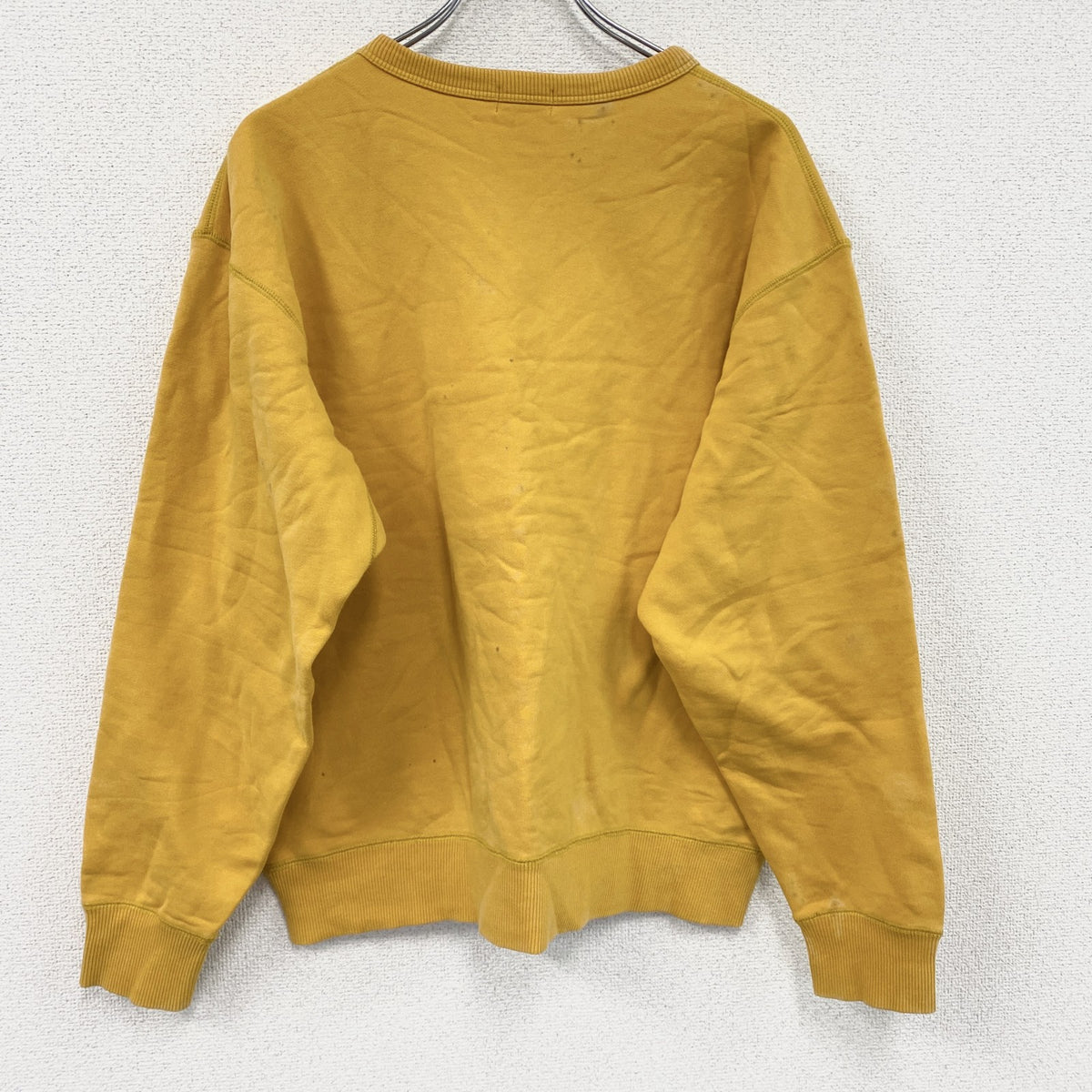 ～00s　OLD UNIQLO　オールドユニクロ　スウェット/トレーナー　ヴィンテージ　黄色　イエロー　XLサイズ　古着