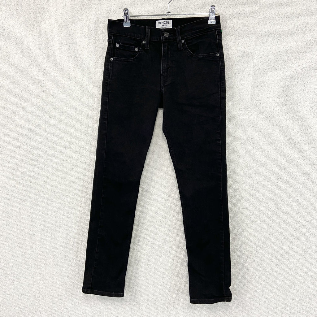 Levi’s　リーバイス　DENIZEN　ブラックデニムパンツ/ジーンズ　ジップフライ　黒　ブラック　W28サイズ　古着