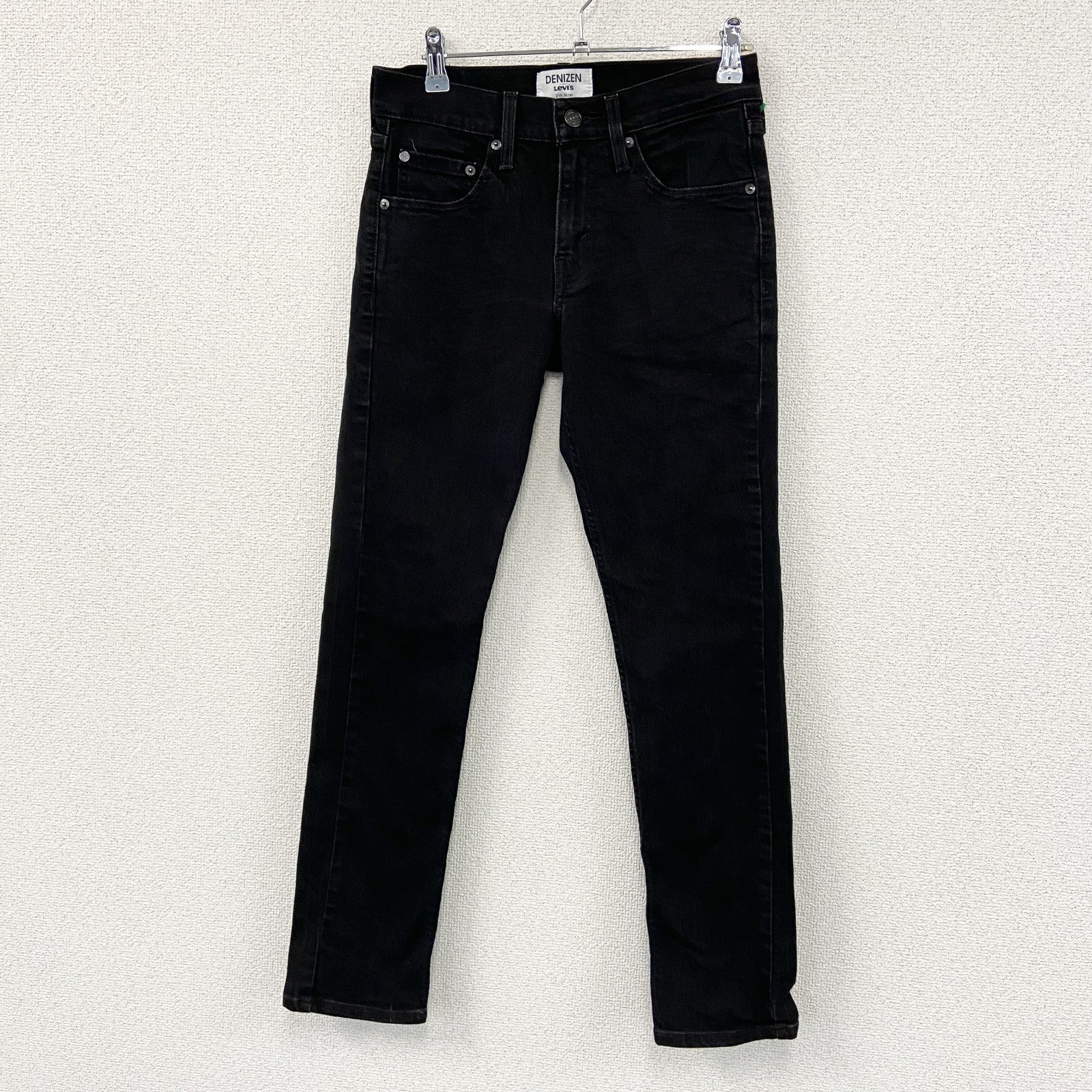 Levi’s　リーバイス　DENIZEN　ブラックデニムパンツ/ジーンズ　ジップフライ　黒　ブラック　W28サイズ　古着
