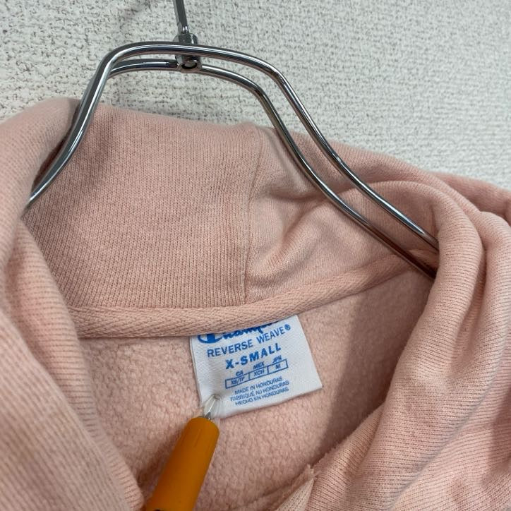champion　チャンピオン　リバースウィーブ　スウェットパーカー/フーディ　ピンク　XSサイズ　古着