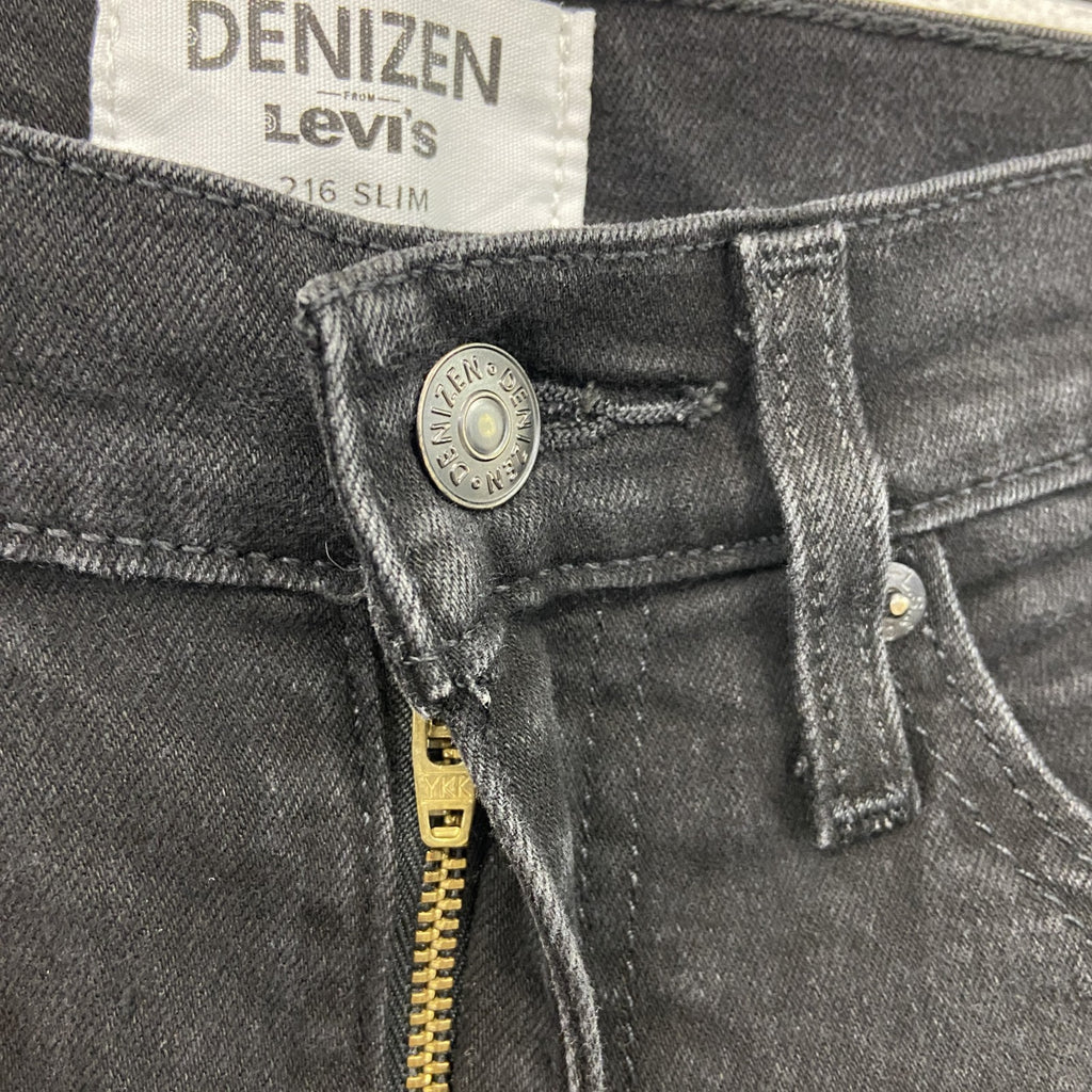 Levi’s　リーバイス　DENIZEN　ブラックデニムパンツ/ジーンズ　ジップフライ　黒　ブラック　W28サイズ　古着