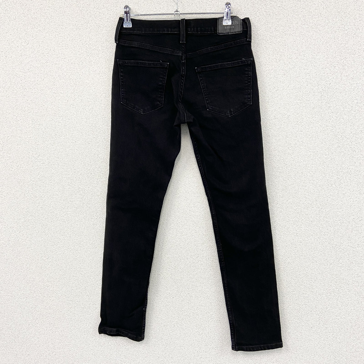Levi’s　リーバイス　DENIZEN　ブラックデニムパンツ/ジーンズ　ジップフライ　黒　ブラック　W28サイズ　古着