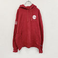 Champion　チャンピオン　リバースウィーブ　スウェットパーカー/フーディー　赤　レッド　Lサイズ　古着