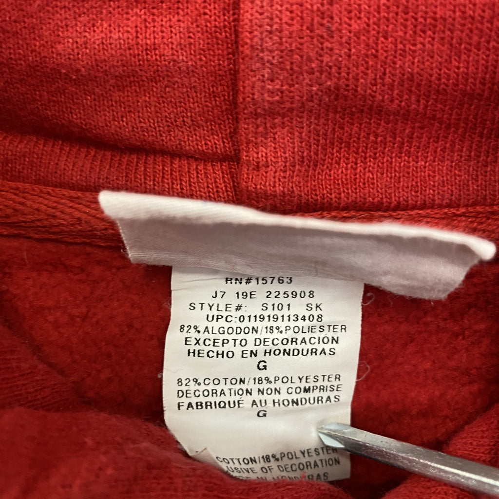 Champion　チャンピオン　リバースウィーブ　スウェットパーカー/フーディー　赤　レッド　Lサイズ　古着