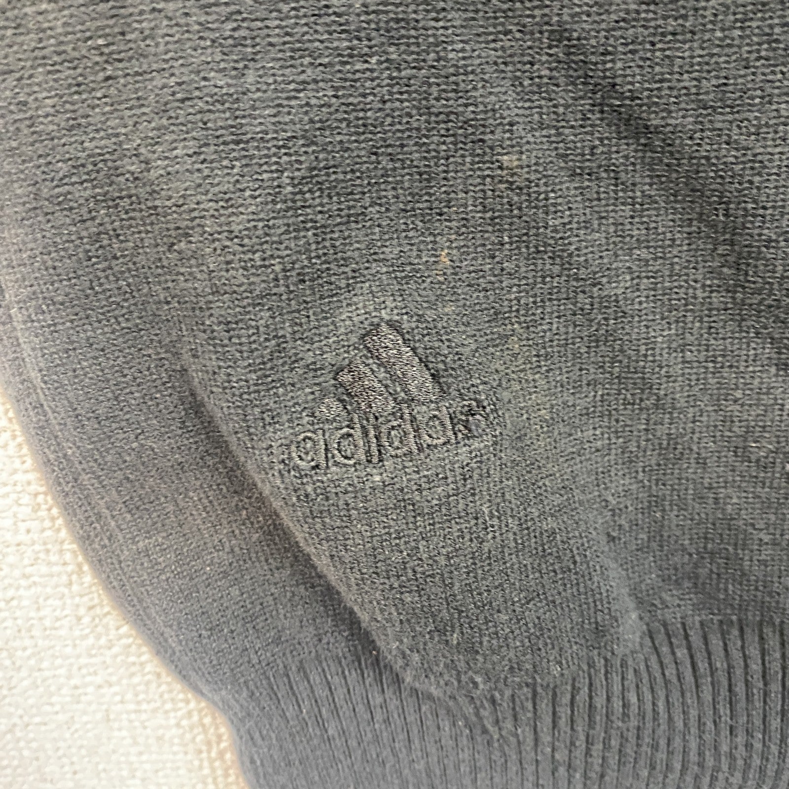 00s　adidas golf　アディダスゴルフ　CLIMALITE　コットンニットベスト　スリーストライプス　ヴィンテージ　黒　ブラック　XLサイズ　古着