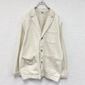 GAP　ギャップ　ワークジャケット　テーラードジャケット　アイボリー　Mサイズ ワークウェア メンズ コットン 古着