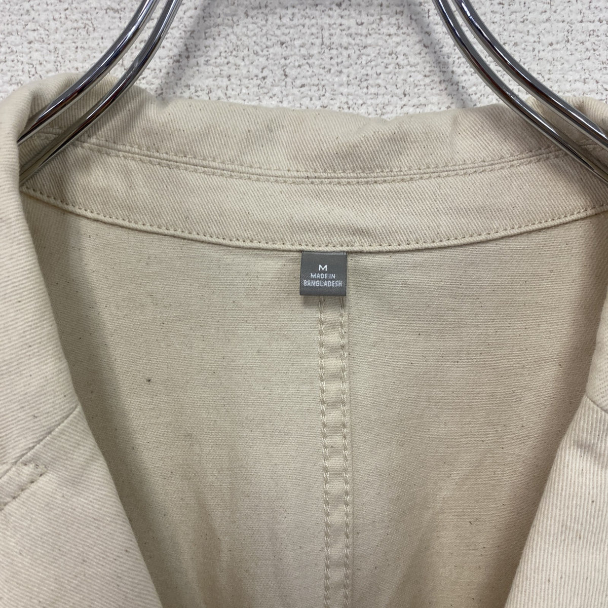 GAP　ギャップ　ワークジャケット　テーラードジャケット　アイボリー　Mサイズ ワークウェア メンズ コットン 古着