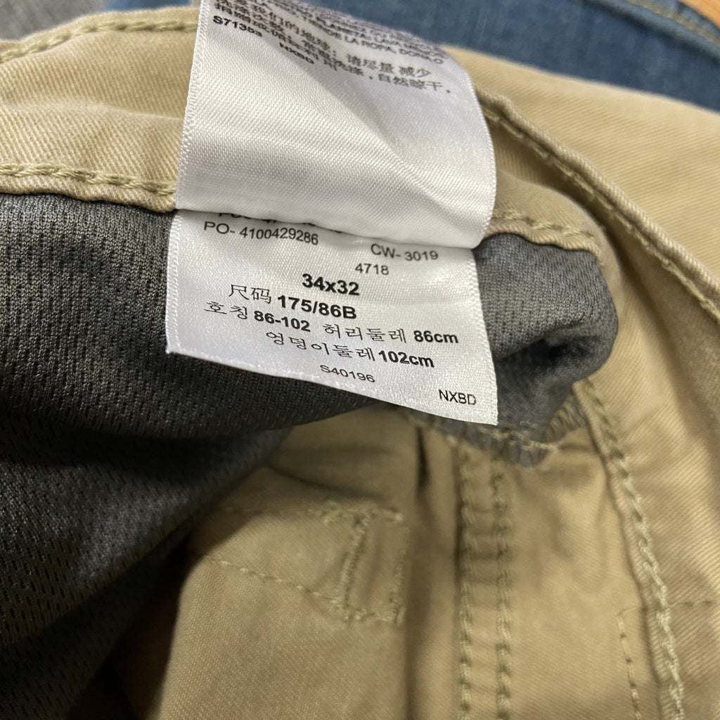 Levi’s　リーバイス　DENIZEN　231　デニムパンツ/ジーンズ　ジップフライ　ベージュ　W34サイズ メンズ コットン 古着