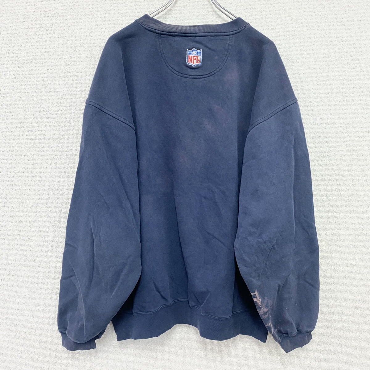 90s～　Reebok　リーボック　NFL　ダラスカウボーイ　スウェット/トレーナー　ヴィンテージ　紺　ネイビー　XLサイズ　古着