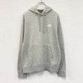 00s　NIKE　ナイキ　スウェットパーカー/フーディー　灰色　グレー　Mサイズ トレーナー スウェットトップス フード付き 古着