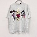 International DESIGN GROUP　半袖プリントTシャツ　シングルステッチ　霜降りグレー　18Wサイズ カットソー メンズ コットン 古着
