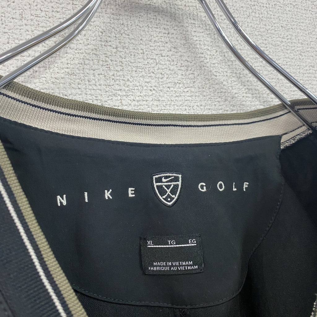 NIKE GOLF　ナイキゴルフ　プルオーバージャケット　黒　ブラック　XLサイズ　古着