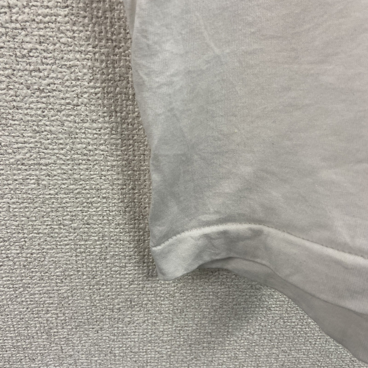 FRUIT OF THE LOOM　フルーツオブザルーム　半袖プリントTシャツ　シングルステッチ　白　ホワイト　XLサイズ カットソー メンズ コットン 古着