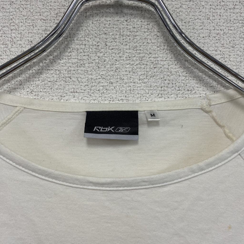 Reebok　リーボック　長袖Tシャツ/ロンT　白　ホワイト　Mサイズ　古着