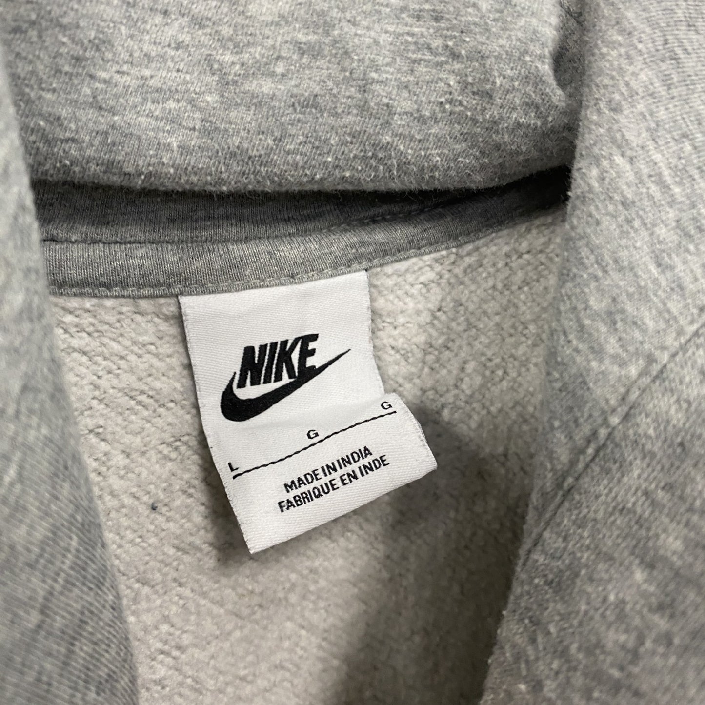 NIKE　ナイキ　スウェット/トレーナー　スウッシュ　灰色　グレー　Lサイズ