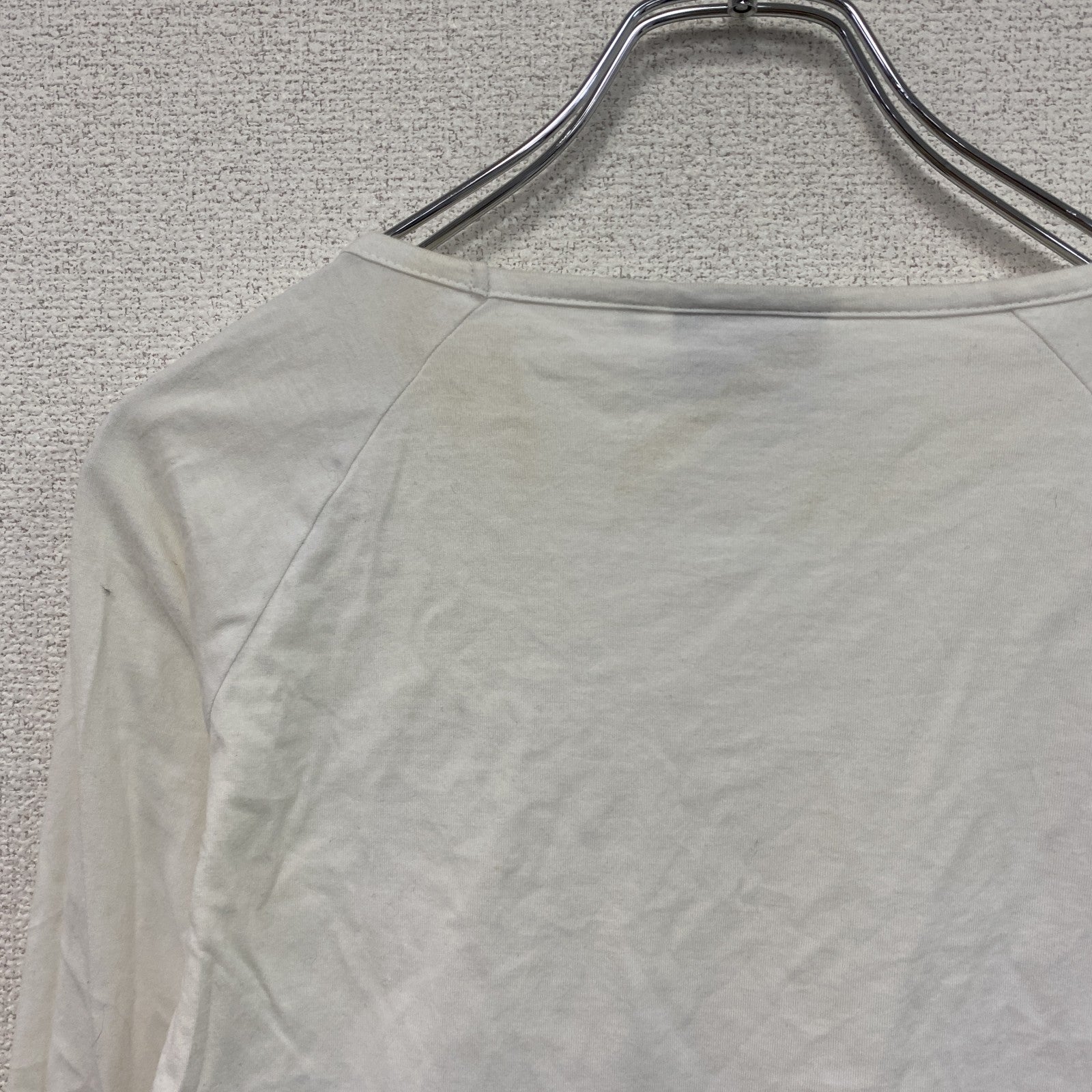 Reebok　リーボック　長袖Tシャツ/ロンT　白　ホワイト　Mサイズ　古着