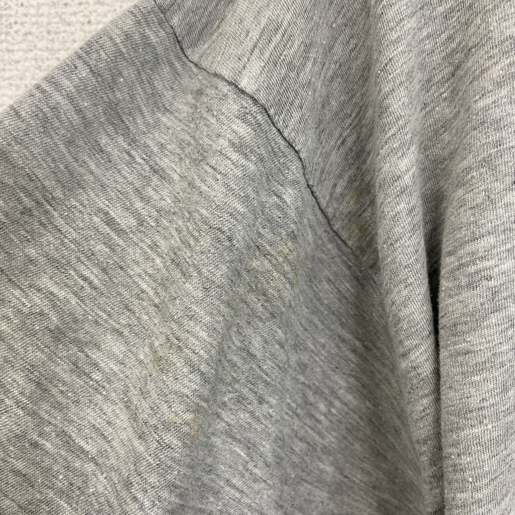 ～90s　半袖プリントTシャツ　ヴィンテージ　シングルステッチ　グレー　灰色　　古着
