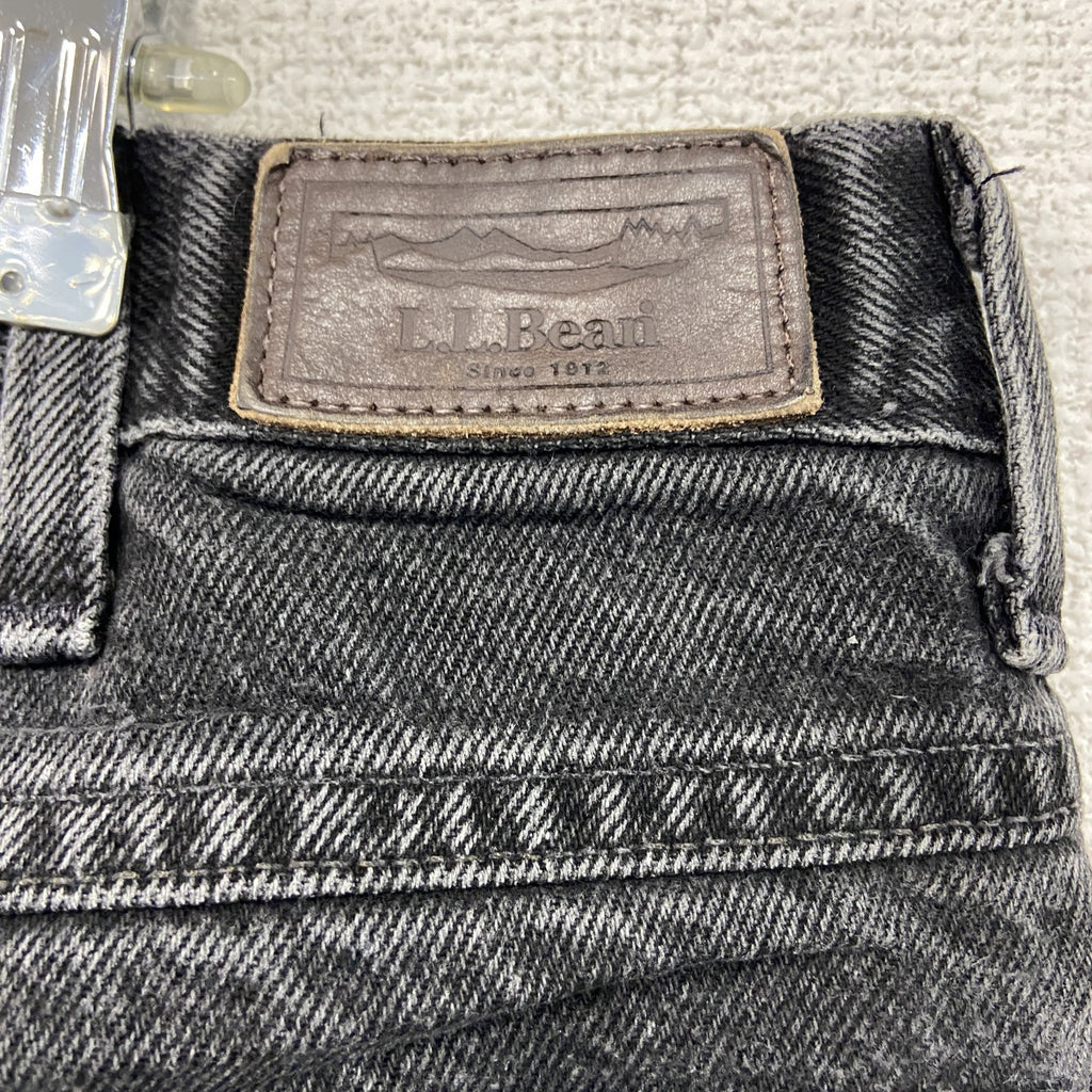 L.L.Bean　エルエルビーン　ブラックデニムパンツ/ジーンズ　ジップフライ　黒　ブラック　W35サイズ　古着