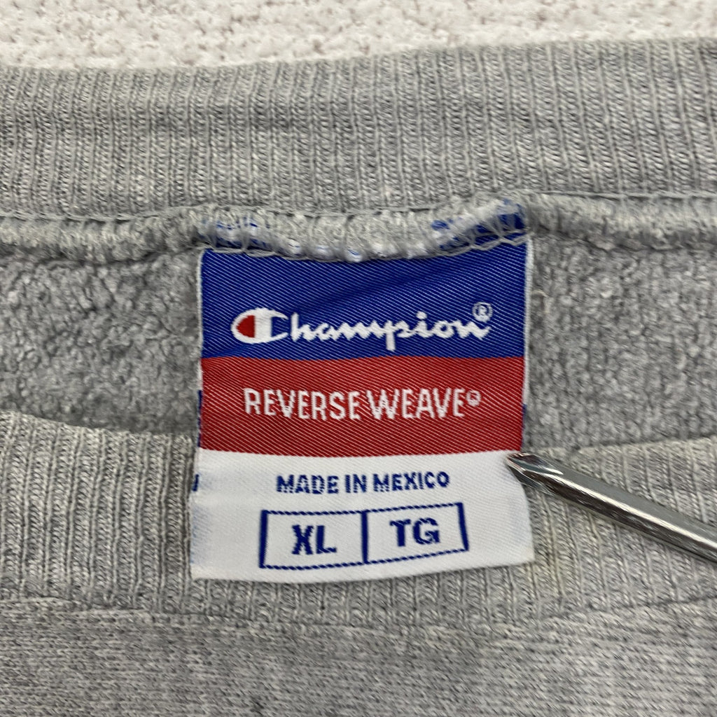 00s　Champion　チャンピオン　リバースウィーブ　スウェット/トレーナー　アーチプリント　グレー　灰色　XLサイズ　古着