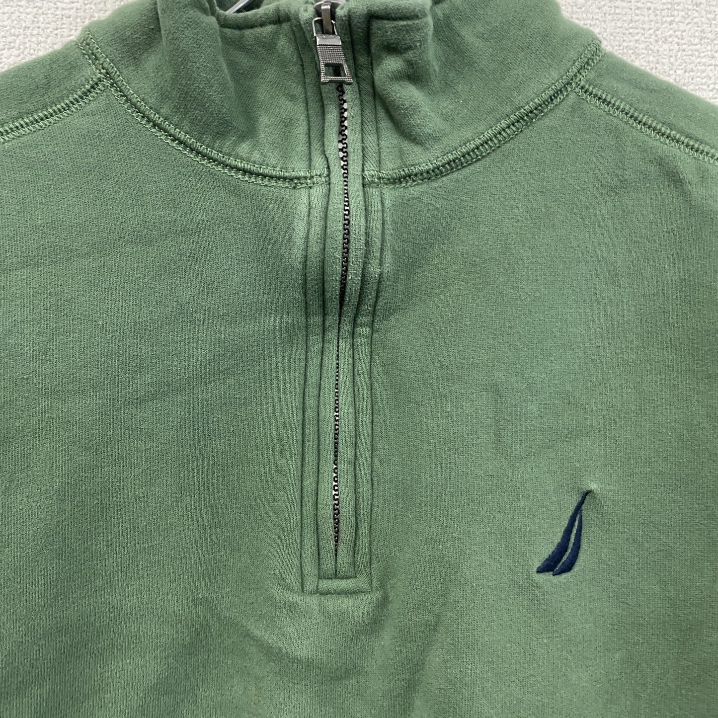 NAUTICA　ノーティカ　ハーフジップスウェット/トレーナー　緑　グリーン　Mサイズ