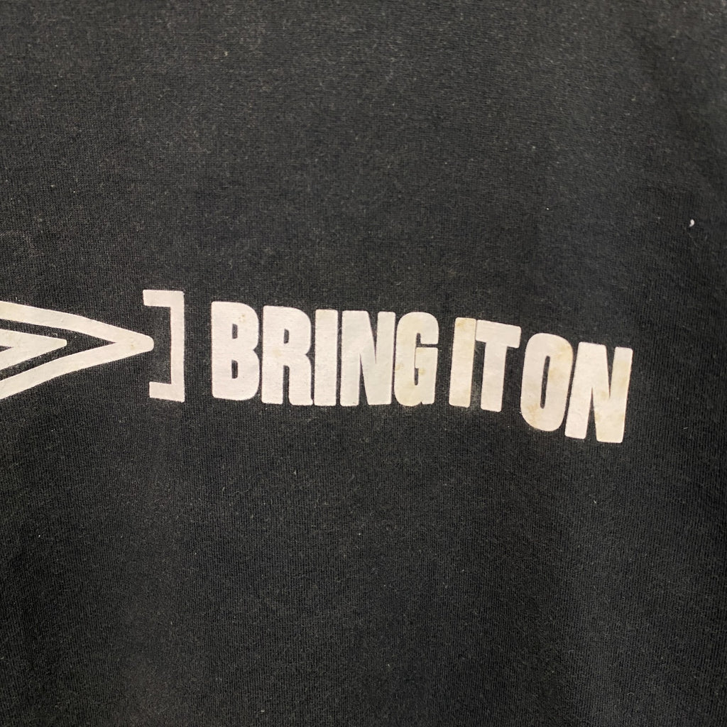 ～00s　UMBRO　アンブロ　長袖Tシャツ/ロンT　黒　ブラック　Lサイズ　古着