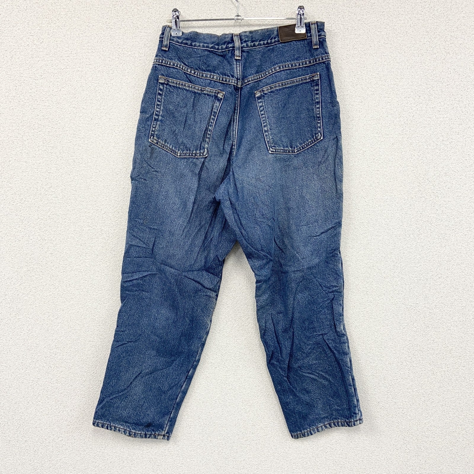 ～00s　L.L.Bean　エルエルビーン　デニムパンツ/ジーンズ　ジップフライ　ネル生地ライナー　インディゴ　12PETサイズ　古着