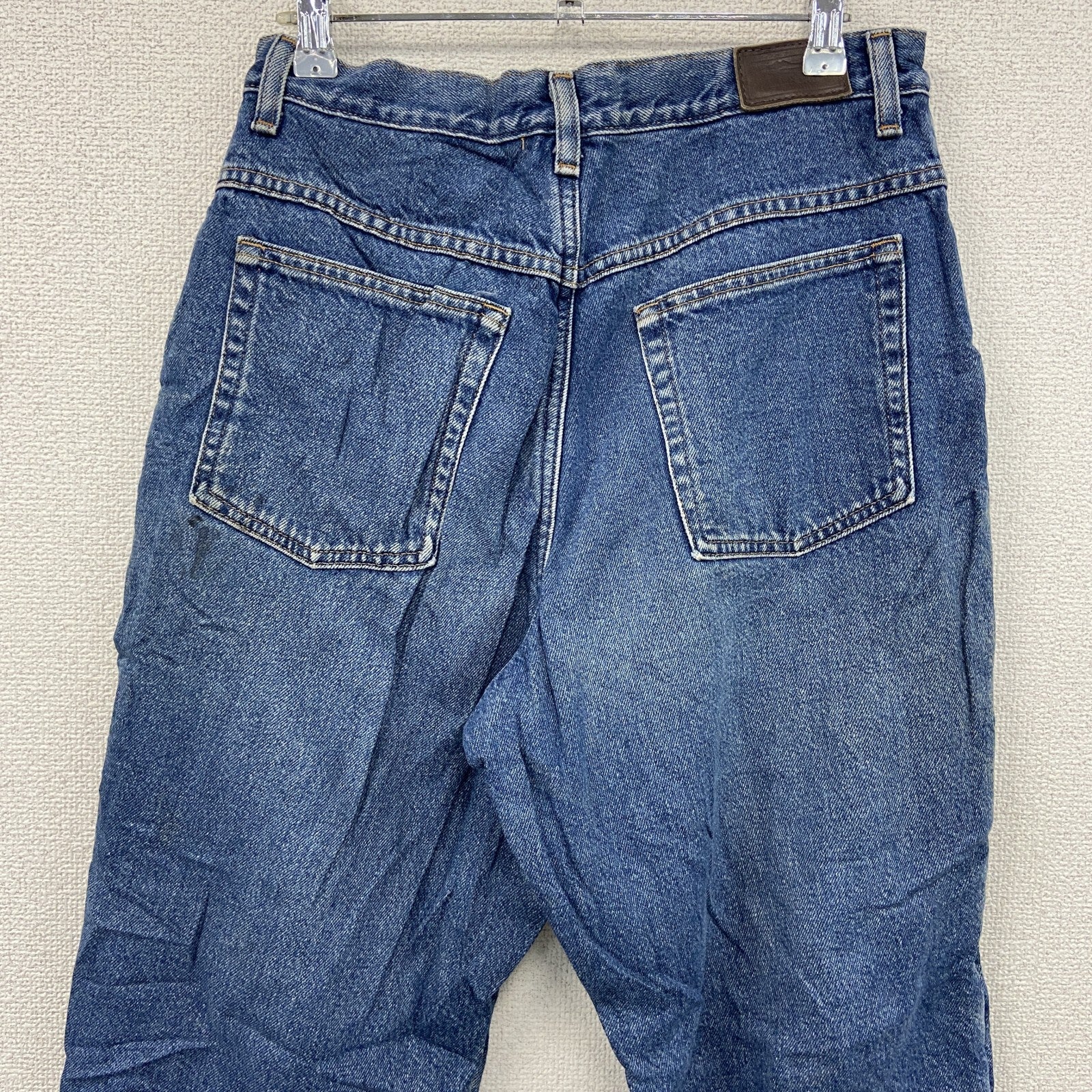 ～00s　L.L.Bean　エルエルビーン　デニムパンツ/ジーンズ　ジップフライ　ネル生地ライナー　インディゴ　12PETサイズ　古着