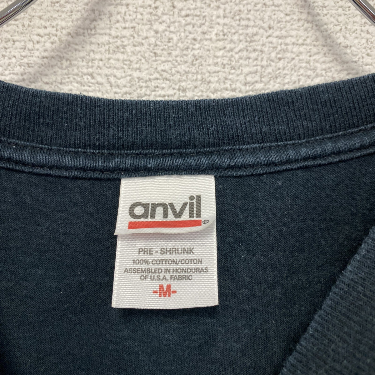 00s　anvil　PUFFY　パフィー　2005　半袖プリントシンガーTシャツ　ライブT　ヴィンテージ　黒　ブラック　Mサイズ　古着