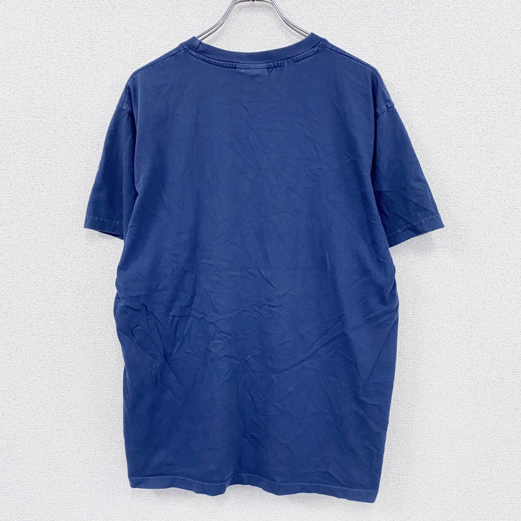 Weird Fish　ウィアードフィッシュ　半袖プリントTシャツ　魚　青　ブルー　XLサイズ　古着