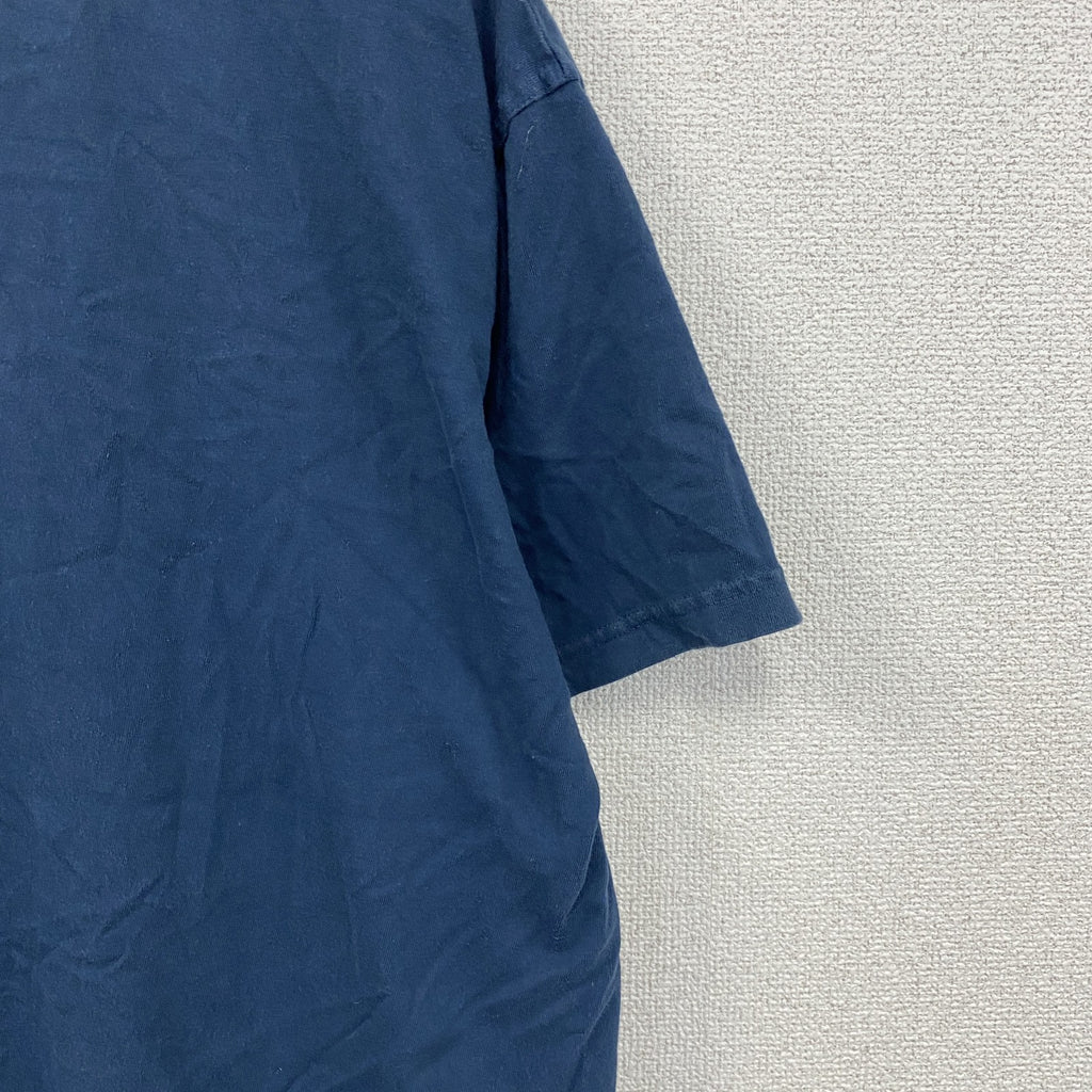 Weird Fish　ウィアードフィッシュ　半袖プリントTシャツ　魚　青　ブルー　XLサイズ　古着