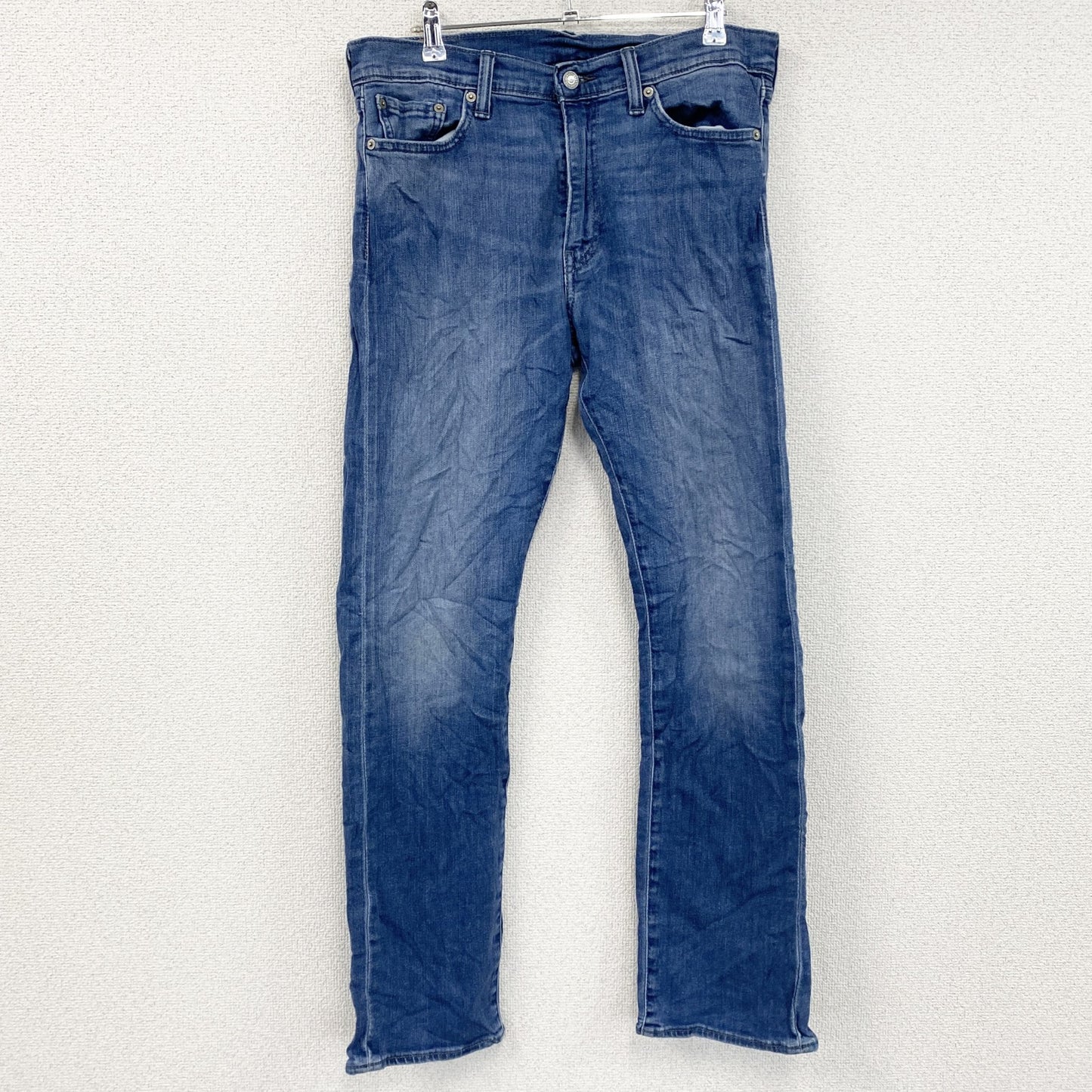 Levi’s　リーバイス　513　デニムパンツ/ジーンズ　縦落ち　インディゴ　W32サイズ