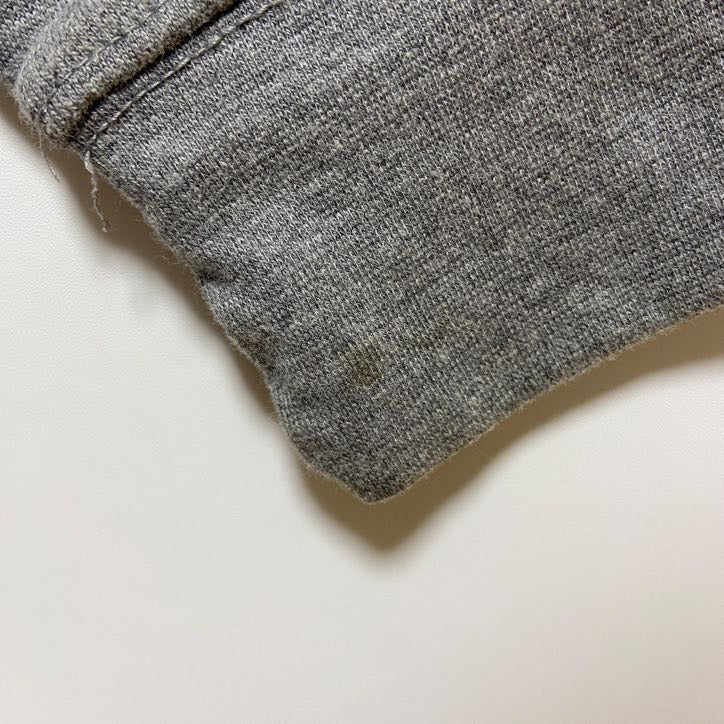 COTTONHERITAGE　長袖ロゴプリントスウェット　トレーナー　クルーネック　グレー　灰色　秋冬服　Lサイズ　古着