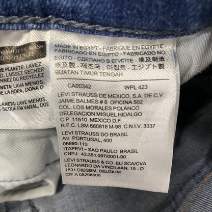 Levi’s　リーバイス　513　デニムパンツ/ジーンズ　縦落ち　インディゴ　W32サイズ