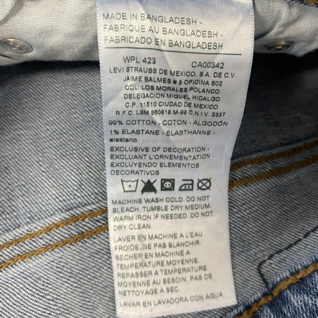 Levi’s　リーバイス　DENIZEN　デニムパンツ/ジーンズ　縦落ち　インディゴ　W36サイズ　古着